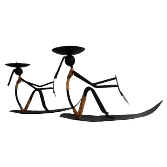 ✨️Host Pick✨️ 1960s Danish Candle Holders by Laurids Lonborg - Picture 1 of 6